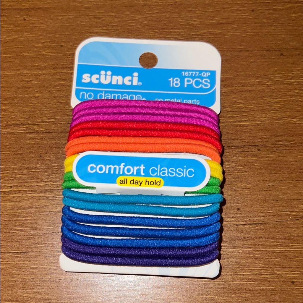 Scunci No Damage Multicolored Hair Ties